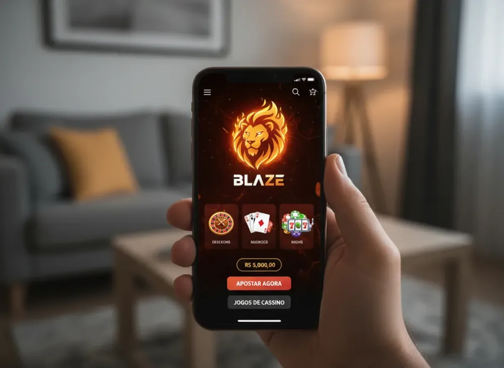 Blaze app para apostas e jogos de cassino no celular