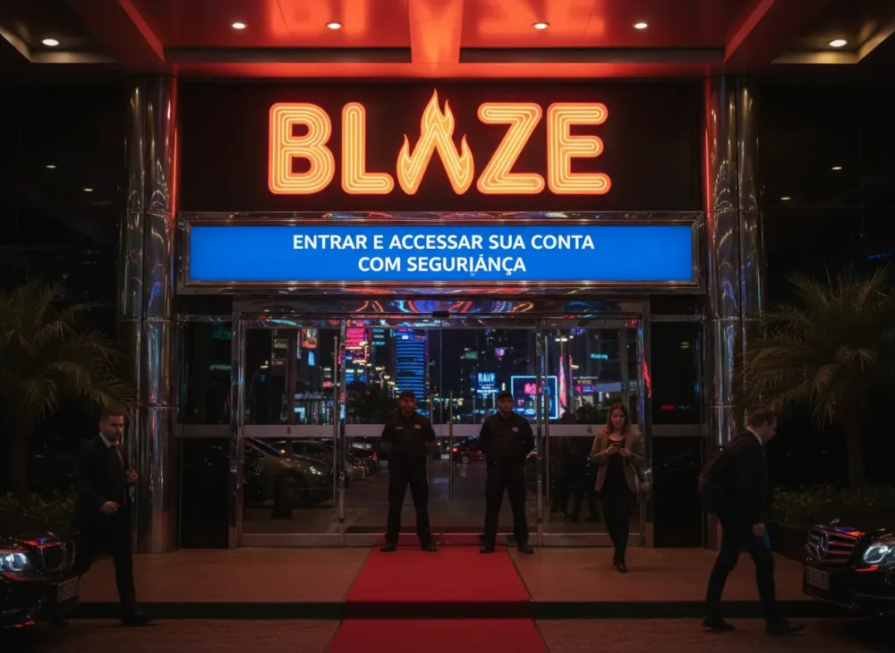 Blaze entrar e acessar sua conta com segurança