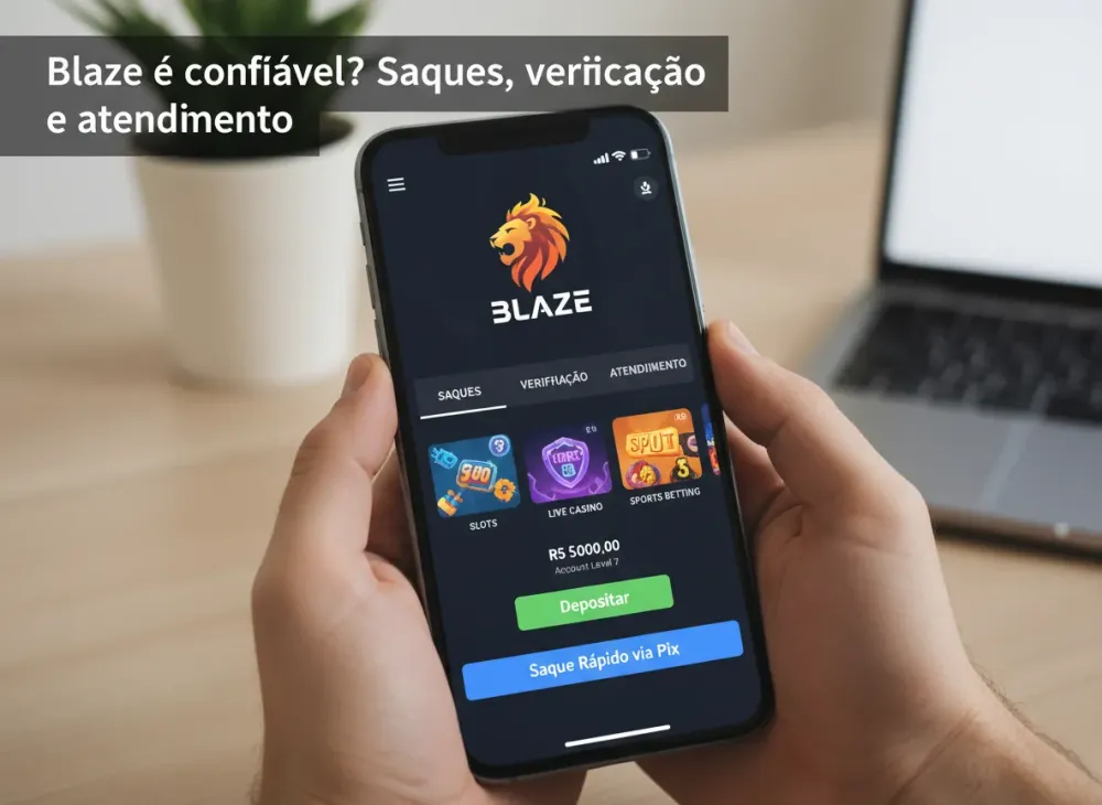 Blaze é confiável? Saques, verificação e atendimento